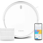 Xiaomi Robot Vacuum E12 Saug- & Wischroboter, Smart Reinigungsplan mit APP Steuerung und Google & Alexa, 4000 Pa Saugkraft, 110 Min Laufzeit, Teppich Tierhaare Hartböden, Ladestation, WLAN