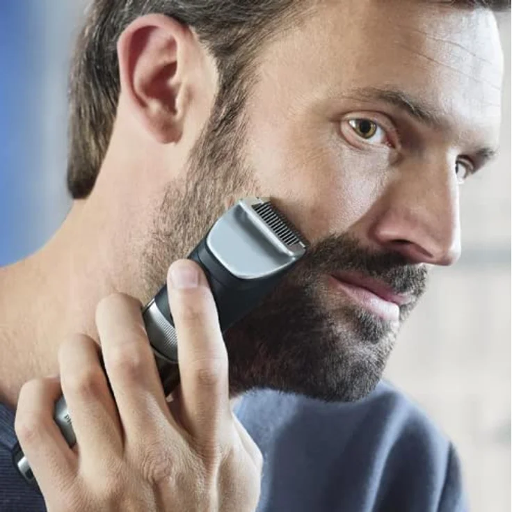 Philips Barttrimmer Series 9000 mit SteelPrecision-Technologie inkl. Bartkammaufsatz und Reiseettui (Modell BT9810/15) – Bild 4