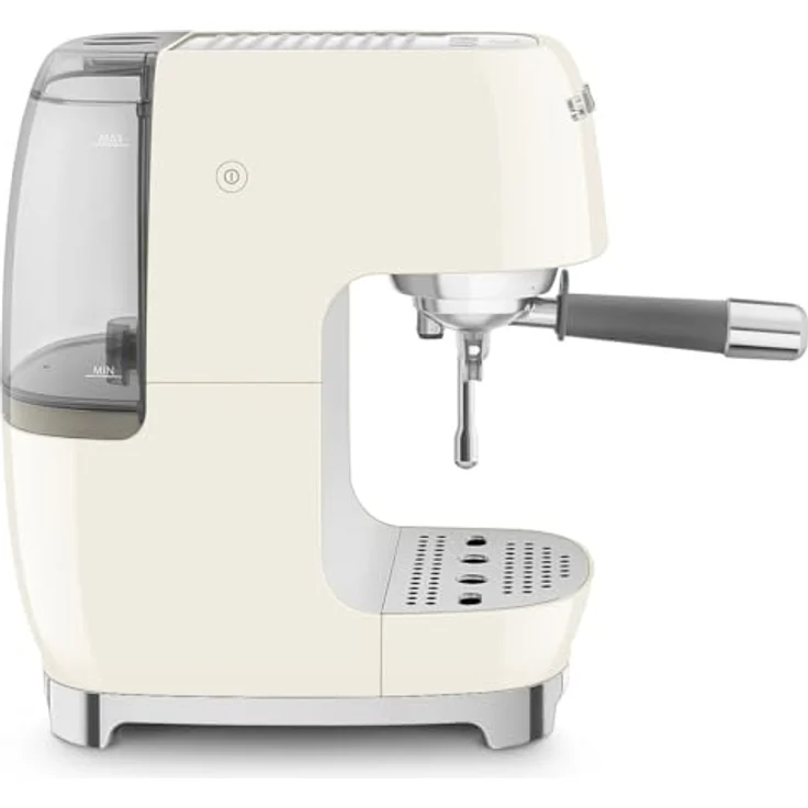 Smeg ECF03CREU, Premium Siebträgermaschine mit Cold-Brew-Funktion, creme – Bild 3
