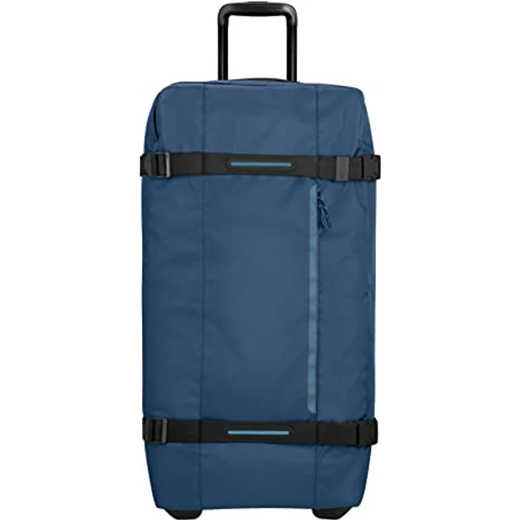 American Tourister Koffer Urban Track, Blau, 84 l, M - Entwickelt für Abenteurer, mit integrierten Rädern, elastischen Kreuzbändern und TSA-Kombination – Bild 2