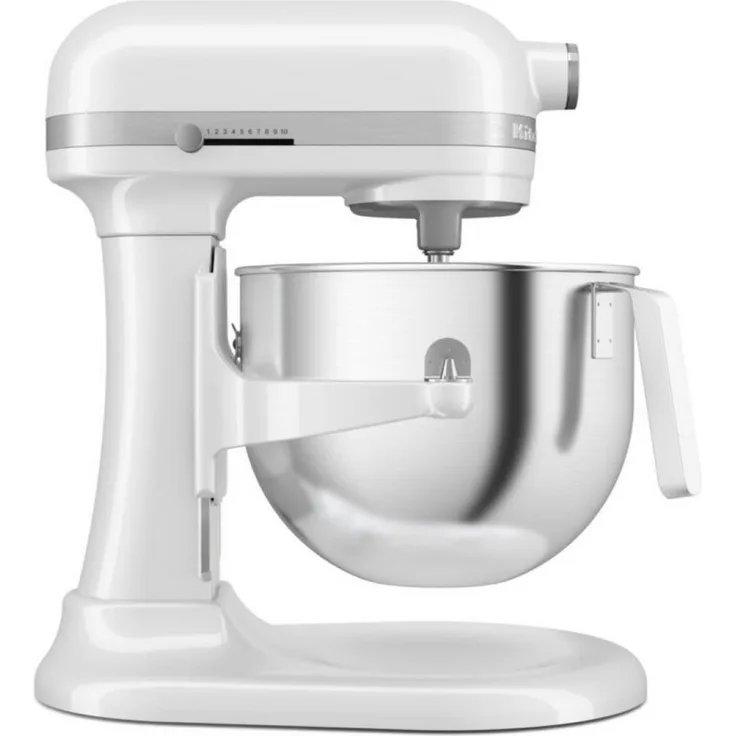KitchenAid Küchenmaschine 6,6 L, Edelstahl Schüssel, Soft-Start-Funktion, Silber