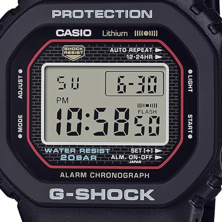 Casio DW-5000 Origin Revival, Armbanduhr mit digitalem Display und robustem Design – Bild 3