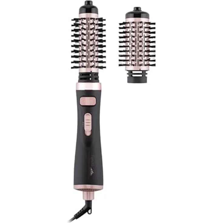 eta Fenité Black Edition, Warmluftbürste mit Ionisierungsfunktion, Rotation, 3 Temperaturstufen und 1000-Watt-Motor