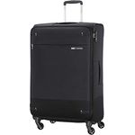 Samsonite Base Boost - Spinner L Erweiterbar Koffer, 78 cm, 105/112.5 L, Schwarz (Black)