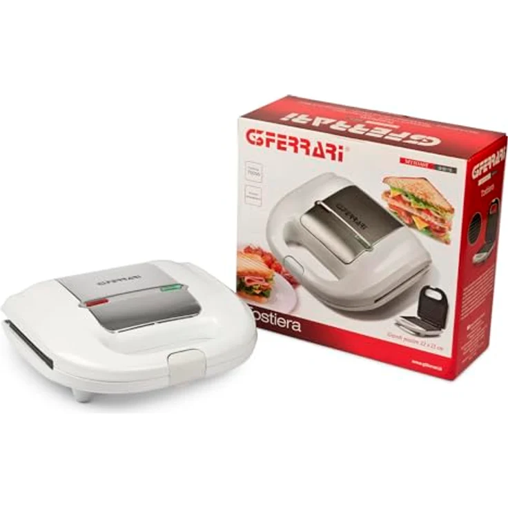 G3Ferrari G10115 MYTOAST, Sandwichmaker mit antihaftbeschichteten Platten für gleichmäßiges Rösten – Bild 2