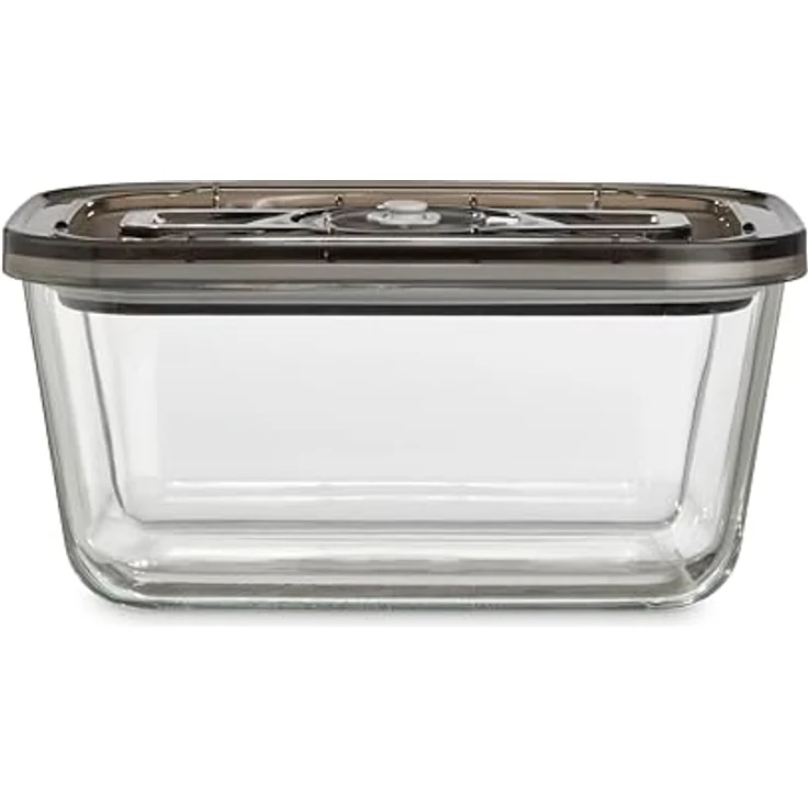 CASO VacuBoxx Eco L Vakuum-Frischebehälter 1500 ml für druckempfindliche und flüssige Lebensmittel BPA-frei hitzebeständig spülmaschinenfest gefriergeeignet – Bild 2