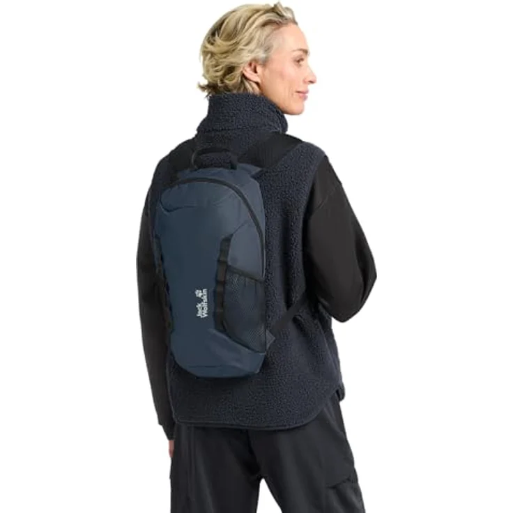 Jack Wolfskin Daypack VELOCITY LITE 10, leichter Sport-Rucksack mit AEROSHAPE LITE Tragesystem und Trinkblasenfach, schwarz – Bild 4
