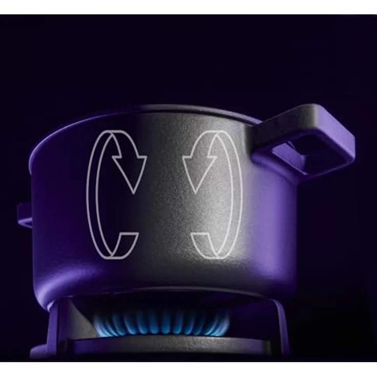 WMF Bräter Flavour, Ø 22 cm, Gusseisen, 4,3 Liter, schwarz, mit Deckel und Kondensationsnoppen – Bild 19