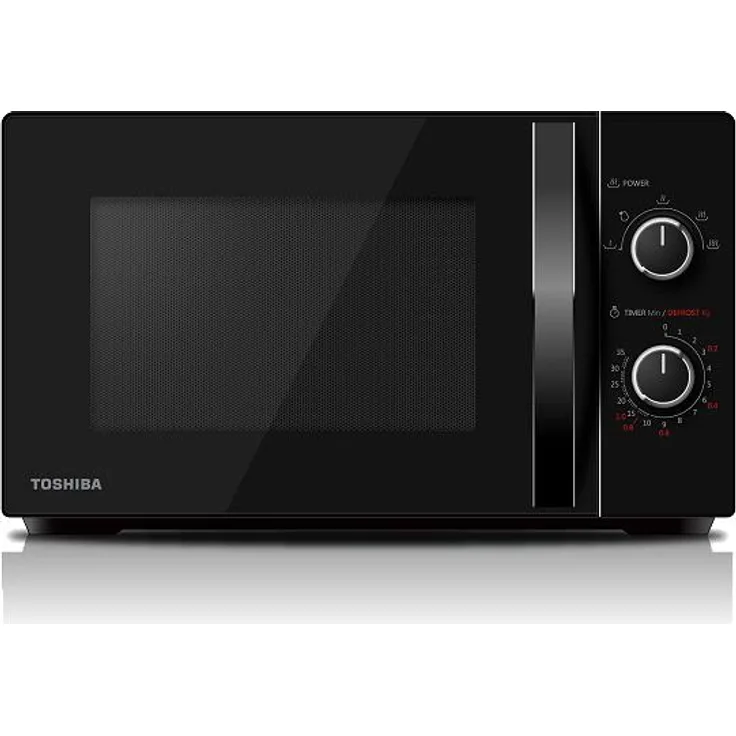 Toshiba MW-MM20P Countertop Solo microwave Black, Mikrowelle, Schwarz