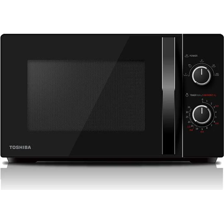 Toshiba MW-MM20P Countertop Solo microwave Black, Mikrowelle, Schwarz