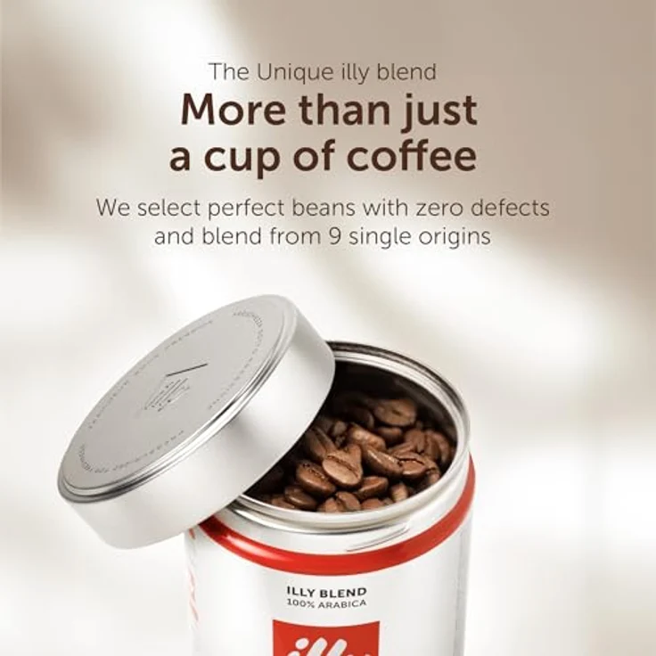 Illy Espresso, 100% Arabica Kaffee, gemahlen, mittlerer Röstgrad, Dose, 250g – Bild 3