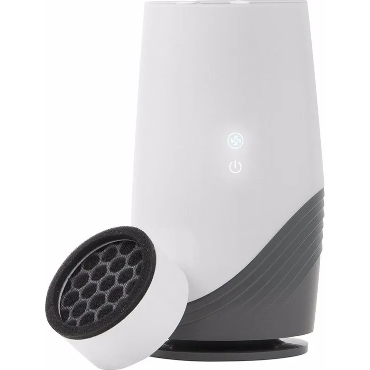Bblüv Püre 3-in-1 HEPA Luftreiniger mit Aktivkohlefilter, Luftreiniger, Grau, Weiss
