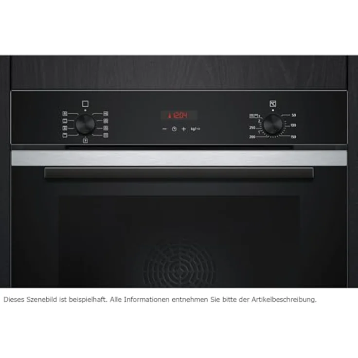 Siemens HB273ABS3 Pyrolyse Backofen Edelstahl, 5 Funktionen, Automatikprogramme und 3D Heißluft – Bild 3