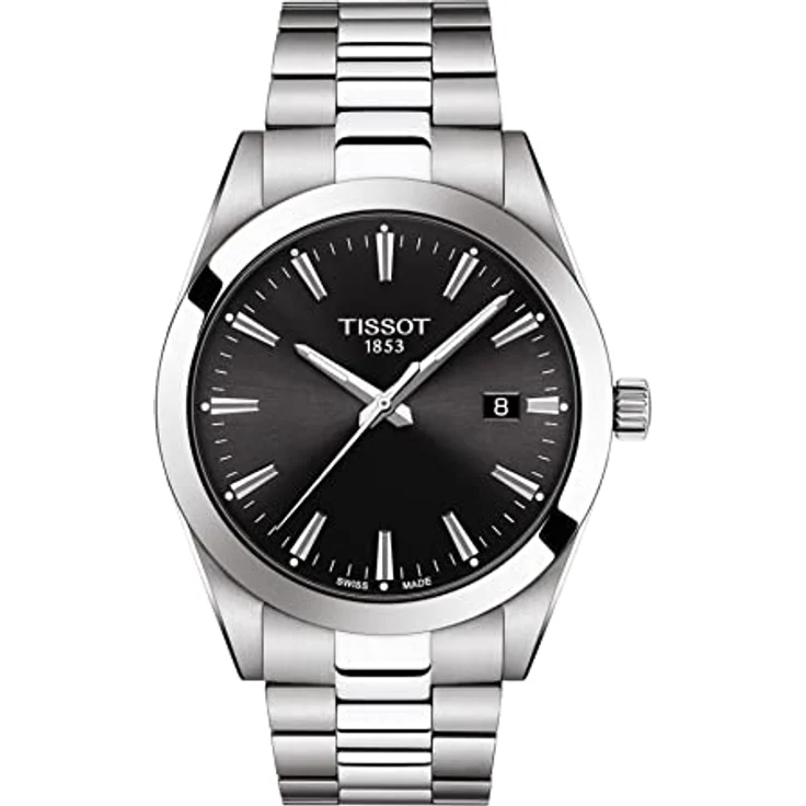 Tissot Chronograph Tissot Herren-Uhr T1274101105100 Edelstahl/schwarz, mit Saphirglas, 10 bar Wasserdichtigkeit – Bild 2