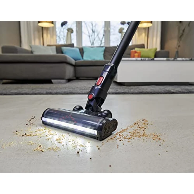 Severin HV 7185 Sepuro Handstaubsauger, 60 min Akkubetrieb, mit Beutel, Akkuwechsel-Option, HEPA-13 Filter, Anthrazit-Schwarz – Bild 6