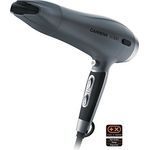 CARRERA Haartrockner No 531 | Ionen-Funktion | 3 Heizstufen 2 Geschwindigkeiten | Diffusor | 2.400 W, Grau-schwarz