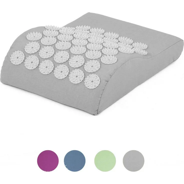 bodhi Akupressurmatte Akupressur Kissen VITAL aubergine, mit 1.452 Akupressur-Spitzen