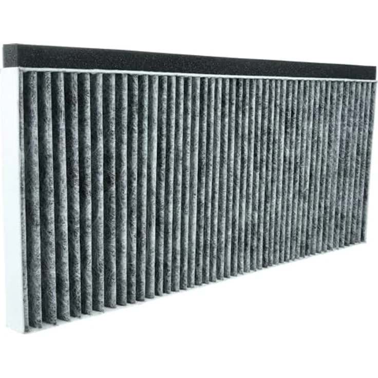vhbw Aktivkohlefilter für Neff Dunstabzugshauben D46ED22N0B, D46ED22X0, D46BR2N0B, D46ED22X1, D46BR22X1 - 2er Set, 45,5 x 20,0 x 2,3 cm, effektive Geruchsfilterung – Bild 9