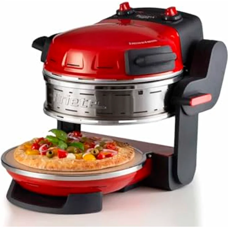 Ariete Minibackofen Pizzeria 927, Vintage, Stylisch, 30cm Durchmesser, 2 Platten – Bild 5