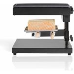 bmf-versand® Raclette 8 Personen Schweizer Käseschmelzer - Tischgrill Schmelzgerät Käse Käselaib Schmelzer - Traditioneller Raclette Grill leichte Reinigung inkl Holzspatel 600 Watt