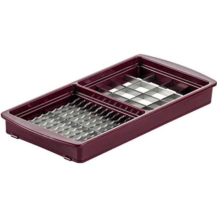 Nicer Dicer Plus 18 Teile dunkelrot – Bild 6