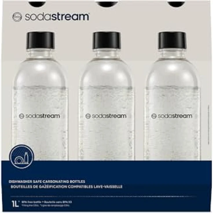 SodaStream 2260525 Wasserflasche, Kunstoff, multi, 3er Pack (3x1 Liter), 464 – Bild 2