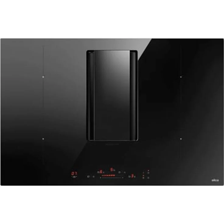 Elica PRF0193270 Induktionskochfeld mit Dunstabzug, schwarzes Glas, Timer, TouchControl-Bedienung, 4 Kochzonen – Bild 2