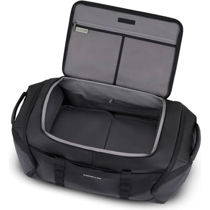 Kapten & Son Lisbon Weekender Reisetasche L, 64 cm, schwarz, 100% Polyurethan – Bild 5