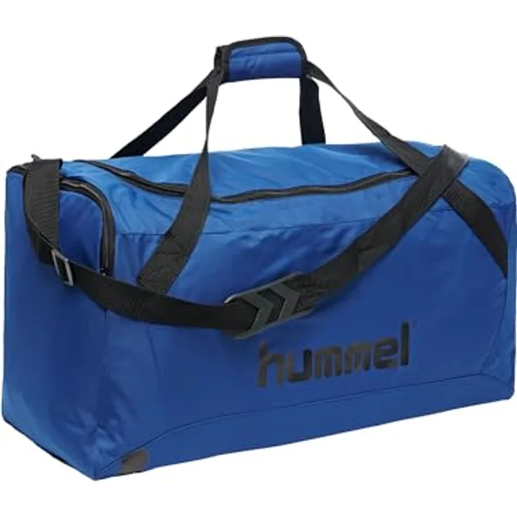 HUMMEL Sporttasche Core Sports, Reißverschlusstasche in Schwarz für Erwachsene