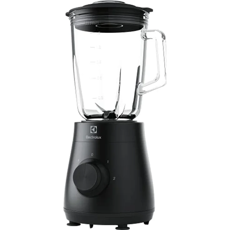 Electrolux E3TB1-4GG Standmixer, 500 Watt, 1,5 Liter, Puls-Funktion, Deckel, Drehregler, schwarz – Bild 2
