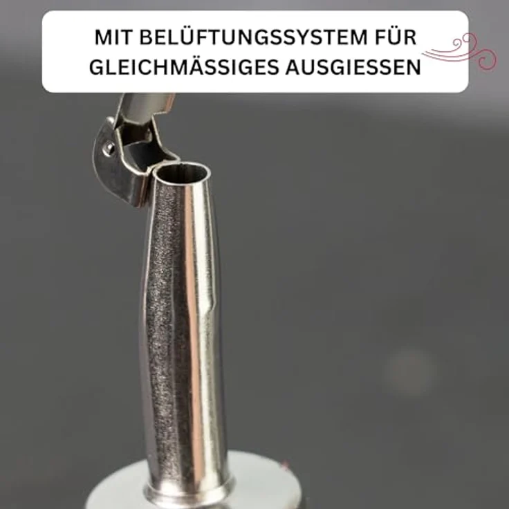 Westmark 2 Spirituosen-Ausgießer für Flaschen, Mit Klappe und Luftröhrchen, Kunststoffkorken, Rostfreier Edelstahl, Inox-Gastro, Schwarz-Verchromt, 46822280 – Bild 5