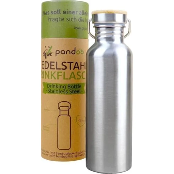pandoo Trinkflasche aus Edelstahl nicht isoliert – Bild 2