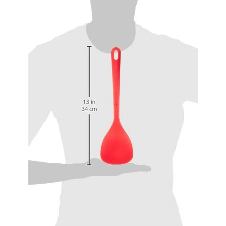 BALLARINI 28000-010 Silikon-Wok Spachtel, Rot - Langlebig und wasserabweisend – Bild 4