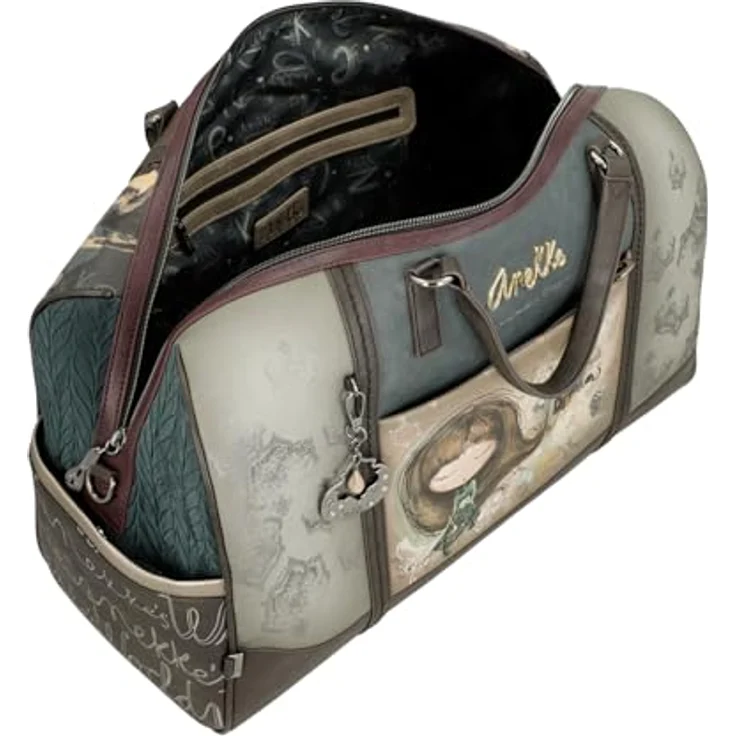 Anekke Real Weekender Reisetasche, 51 cm, braun, aus 100% Polyurethan, mehrfarbig – Bild 6