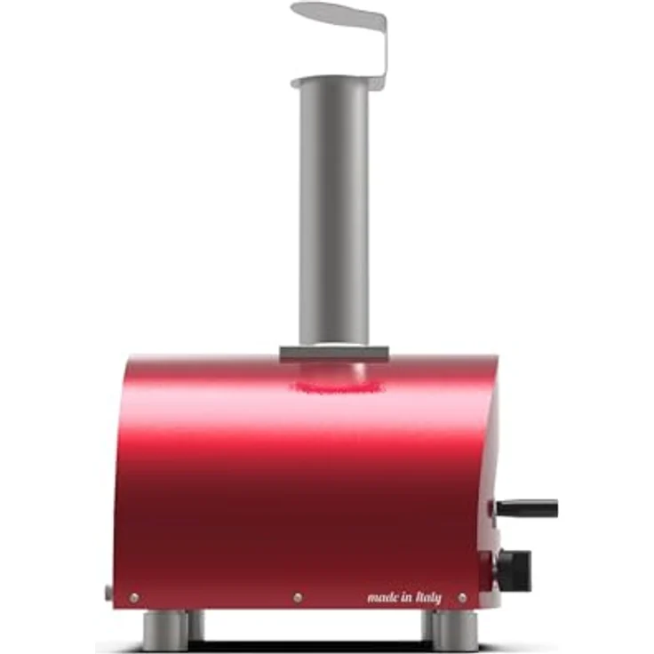 Alfa Forni Tragbarer Gas Pizzaofen MODERNO PORTABLE Antik Rot, mit Heat Genius-Technologie und schnellem Garen – Bild 5