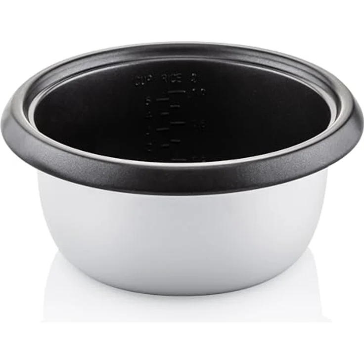 HYUNDAI ELECTRONICS Reiskocher RC100 I 1 l für 800 g Reis I 365 W I Reiswärmer I Warmhaltfunktion I Antihaftbeschichteter Gartopf I Reislöffel & Messbecher – Bild 4