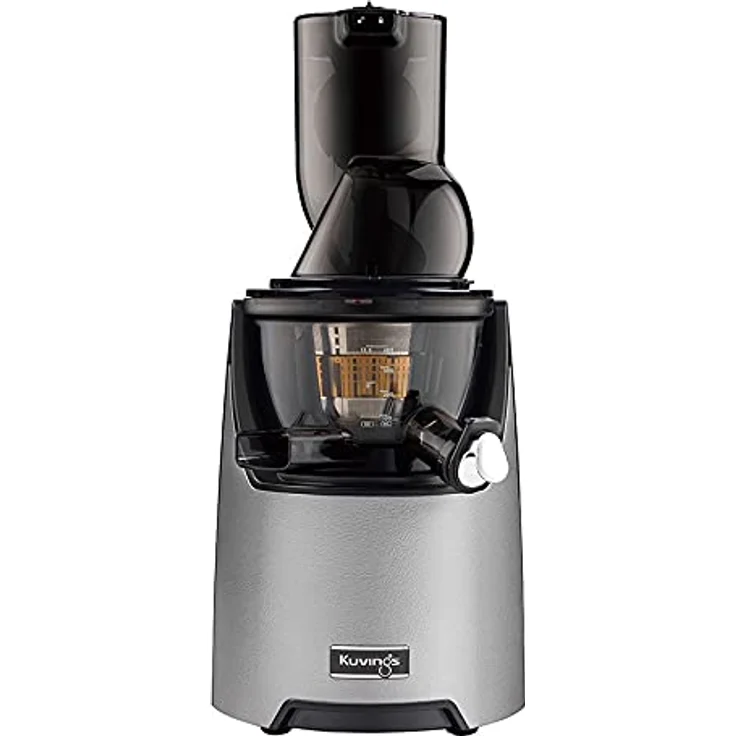 Kuvings | Entsafter | EVO820 Signature | Whole Slow Juicer | Gemüse und Obst | Schnelle und einfache Reinigung | leiser Motor | inkl. Smoothie & Sorbet Filter Set | Matt Silver – Bild 2