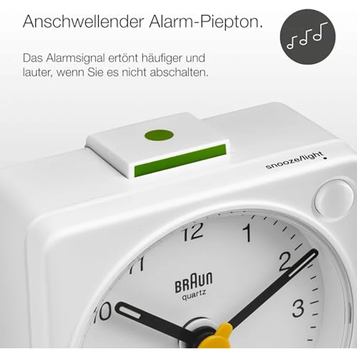 Braun Wecker Classic BC02XW analog – Bild 2