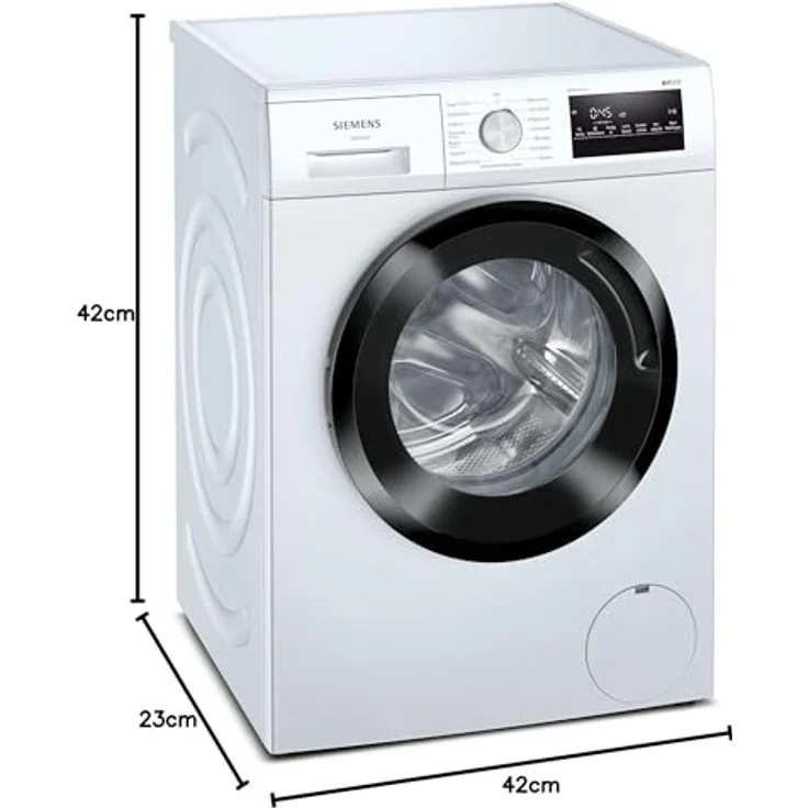 Siemens WM14N2G3, Frontlader-Waschmaschine, B, Fassungsvermögen 7 kg, Standgerät, Breite 60 cm – Bild 3