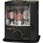 Zibro Rs 221 Heizstrahler, Heizofen 2,20 Kw, Piezozünder, Tf, 32 Quadratmeter, Schwarz