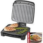 Mediashop George Foreman Immersa Grill - Tischgrill - spülmaschinengeeignet - weniger Fett - Indoor-Grill - Anti-Haft-Beschichtung - Kompaktes Design - small