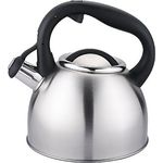 CS-Kochsysteme Edelstahl Teekessel "BONN" rostfreier induktionsfähiger Wasserkessel by Carl Schmidt Sohn (Silber)