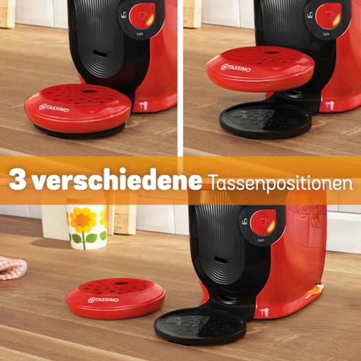 Bosch TAS113E Tassimo-Kapselmaschine, Große Getränkevielfalt, INTELLIBREW-Technologie, kompakte Gerätemaße, Farbvielfalt – Bild 9