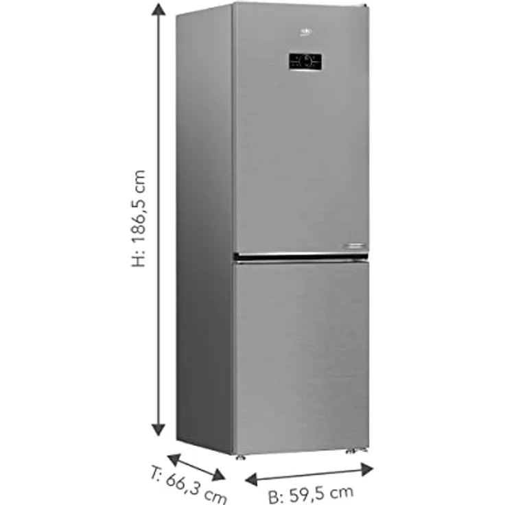Beko B5RCNE366HXB Kühl-Gefrierkombination, freistehend, Energieklasse C – Bild 4