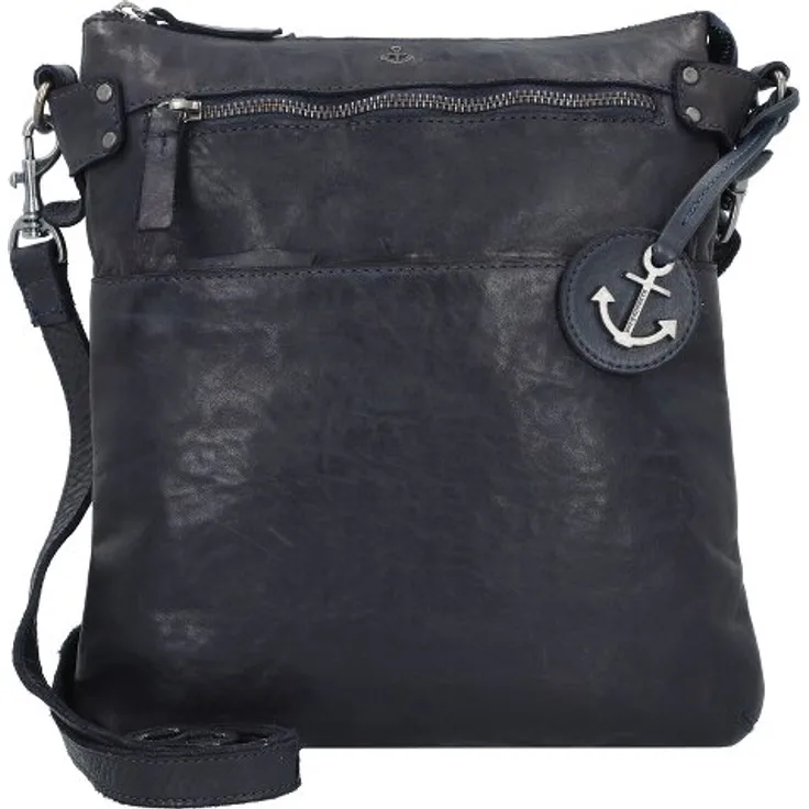 Harbour 2nd Anchor Love Zora Umhängetasche, 100% Leder, 26 cm, blau
