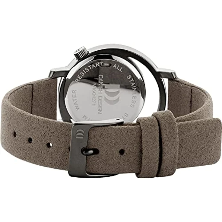 Danish Design Damen-Uhr Analog Quarz One Size Anthrazit 32020129 mit Durchmesser 3,2 cm – Bild 3