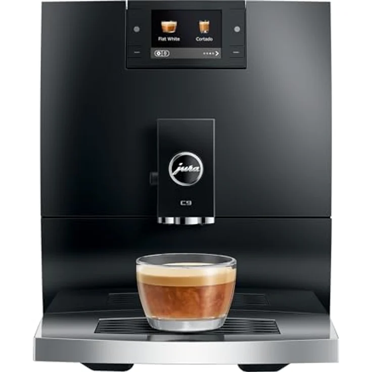 JURA C9 (EA) Kaffeevollautomat, Piano Black mit Hot Brew und Light Brew, 17 Kaffeespezialitäten, Wi-Fi Connect kompatibel – Bild 1