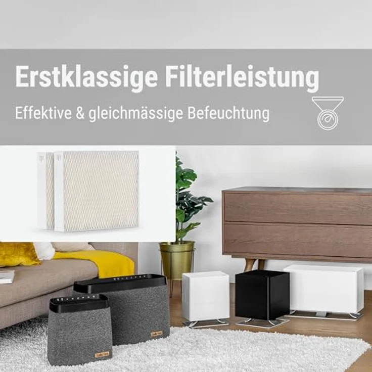 Stadler Form Luftbefeuchter-Filter, effizient und hygienisch, Behandelt, passend zu Oskar, Little und Oskar Big, Set mit 2 Stück – Bild 4