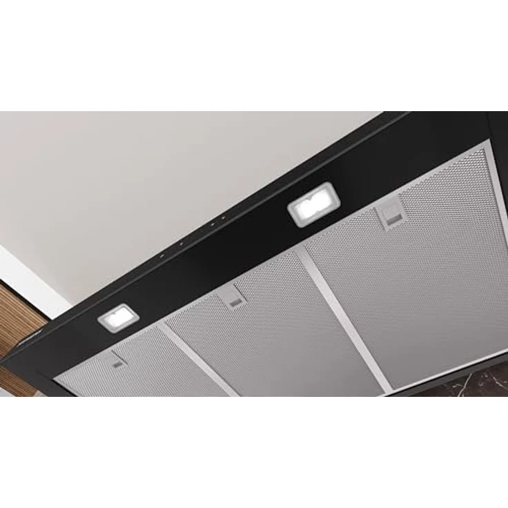 Siemens iQ500 Dekorative Dunstabzugshaube, Wandmontage, 90 cm, Mattschwarz, mit iQdrive-Motor und CookConnect-Funktion – Bild 2