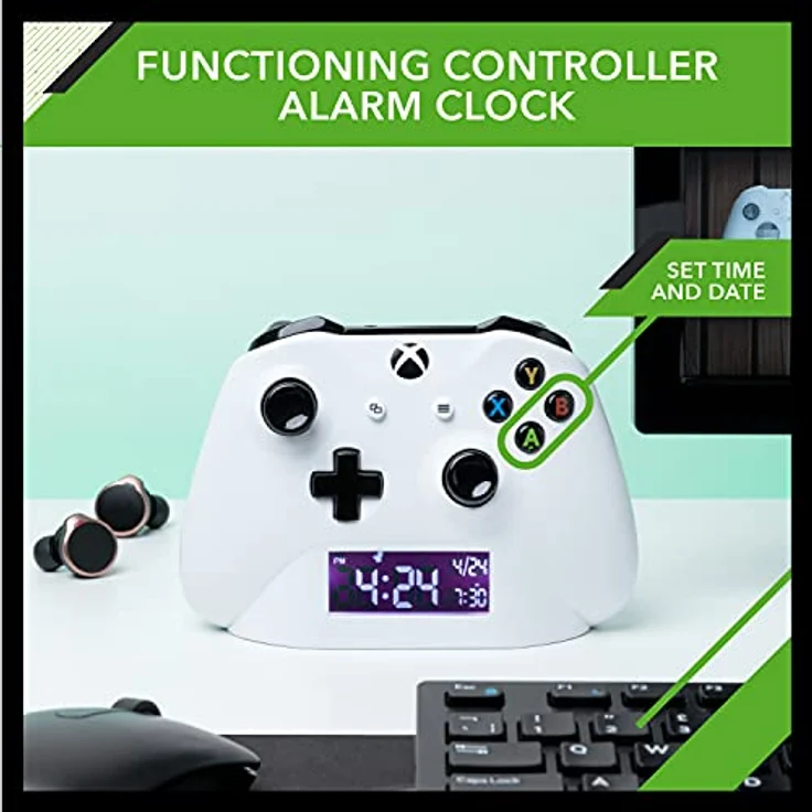 Paladone XBOX Wecker, Offiziell lizenzierte Gaming-Merchandise – Bild 2